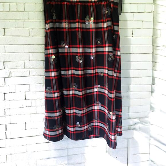 NWT Anthropologie Maeve Embellished Plaid Skirt - Size 6 - Picture 7 of 7